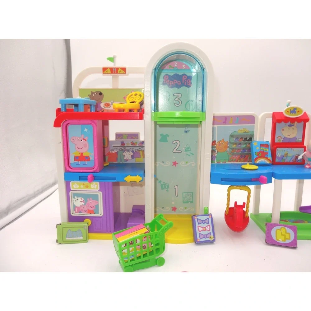 Peppa Pig Shopping Mall Center with Working Elevator‎ Accessories and Pig